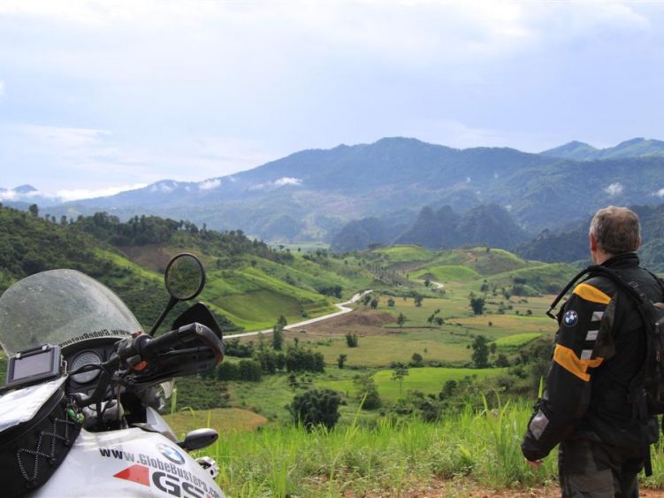 Magnificent views over Thai countryside