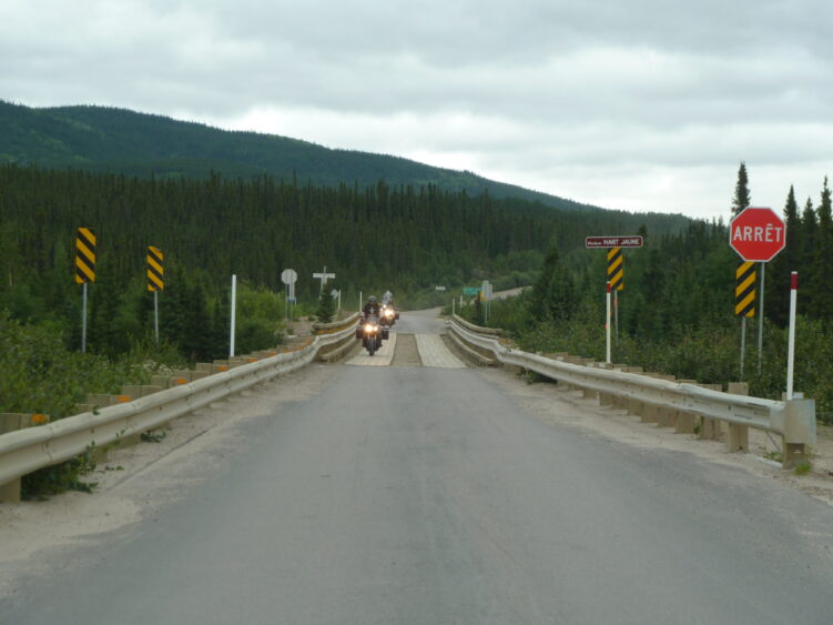 Wooden bridge on the Labrador