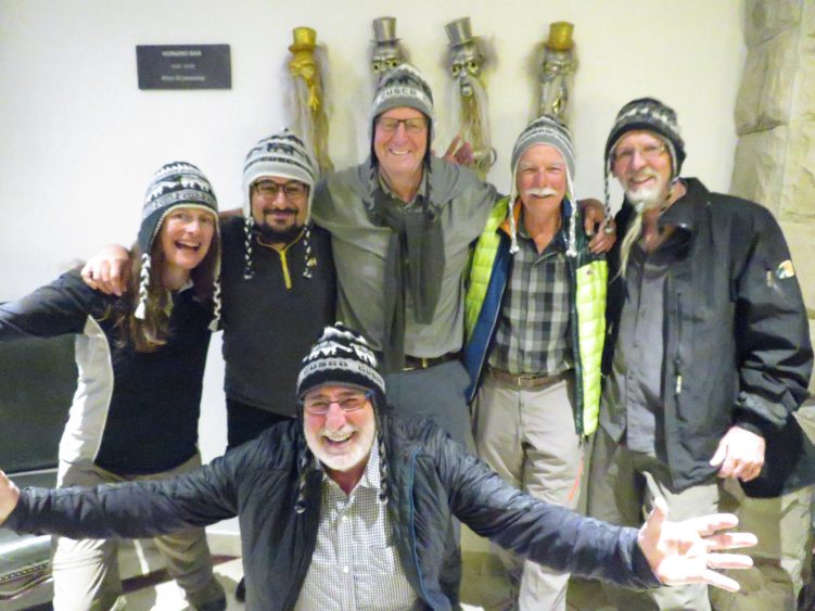 Everyone gets a Peruvian hat!