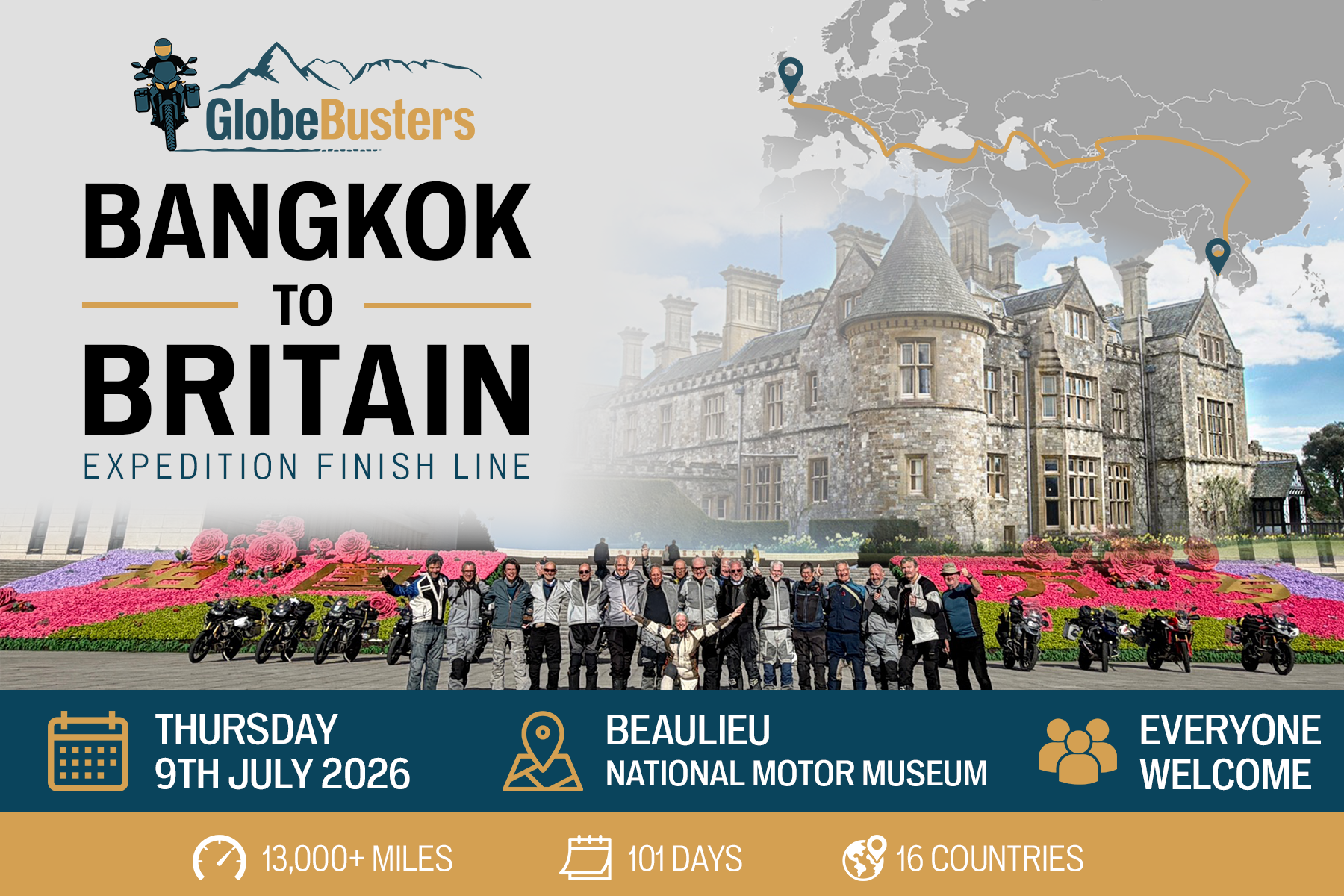 The End of Bangkok to Britain is Upon Us 2 bangkok to britain finish line event